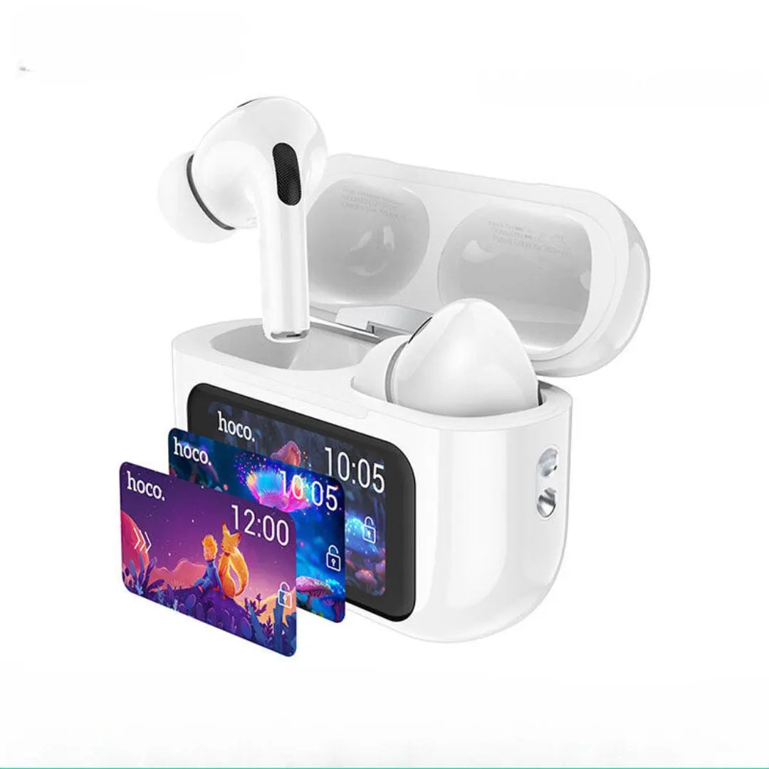 Hoco EW72 Soar true wireless ANC Noise Reduction touch screen BT headset - white - Saif Al Najmi Kw